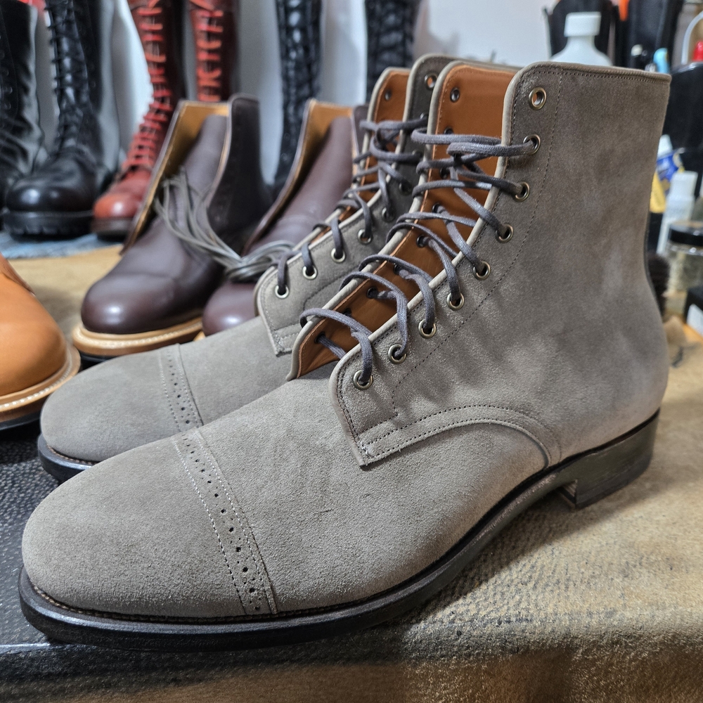 New VIBERG Halkett Suede Lace-Up Boots